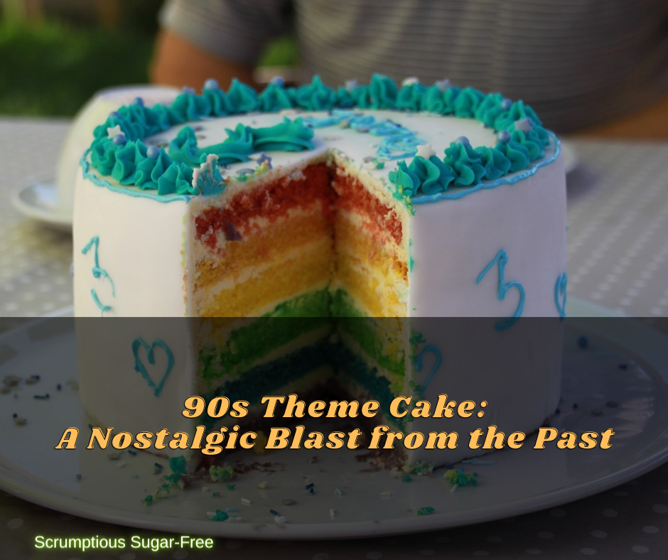 90s Theme Cake