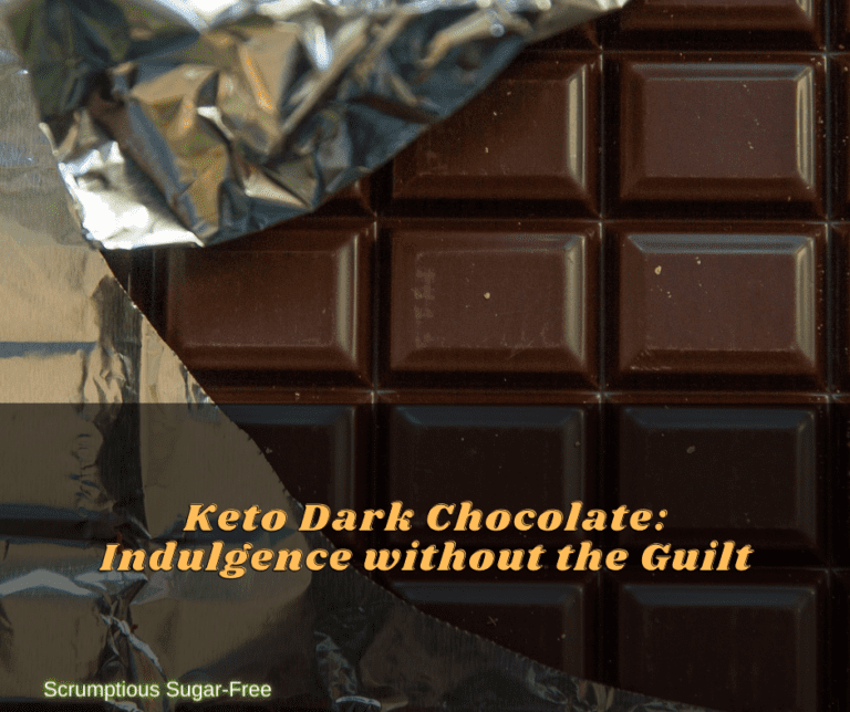 Keto Dark Chocolate: Indulgence without the Guilt