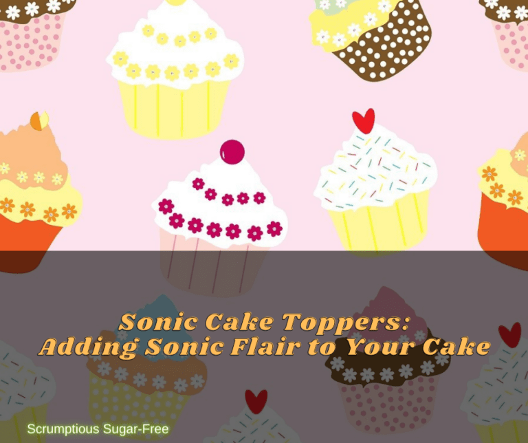 Sonic Cake Toppers: Adding Sonic Flair to Your Cake